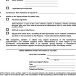 5 Construction Lien Release Templates Word Excel Templates