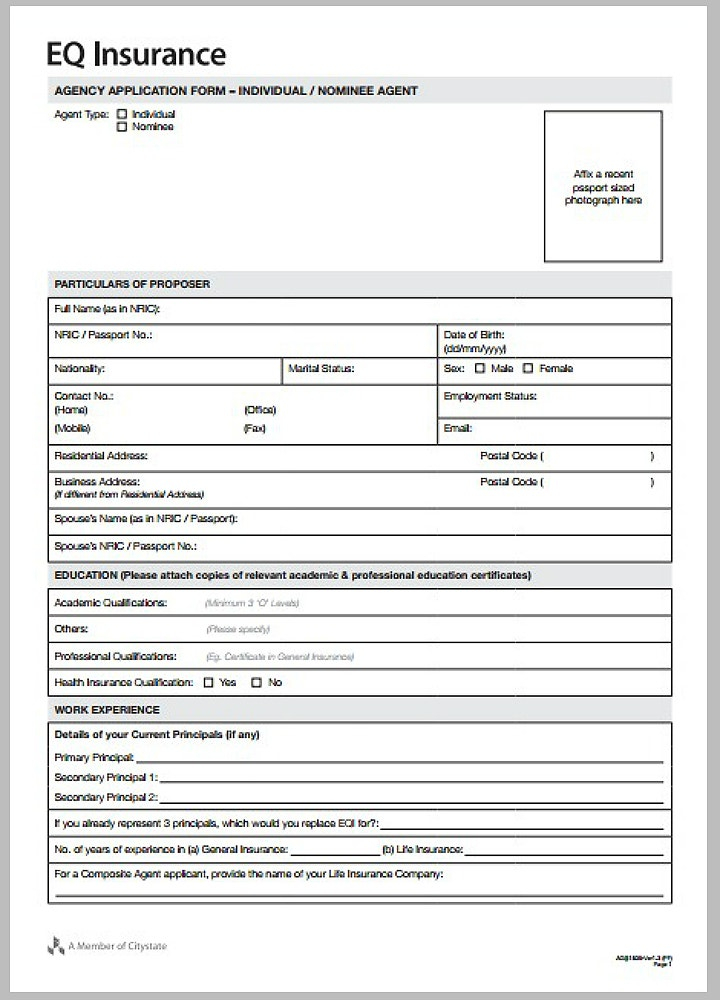 8 Agency Application Form Templates PSD Free Premium Templates