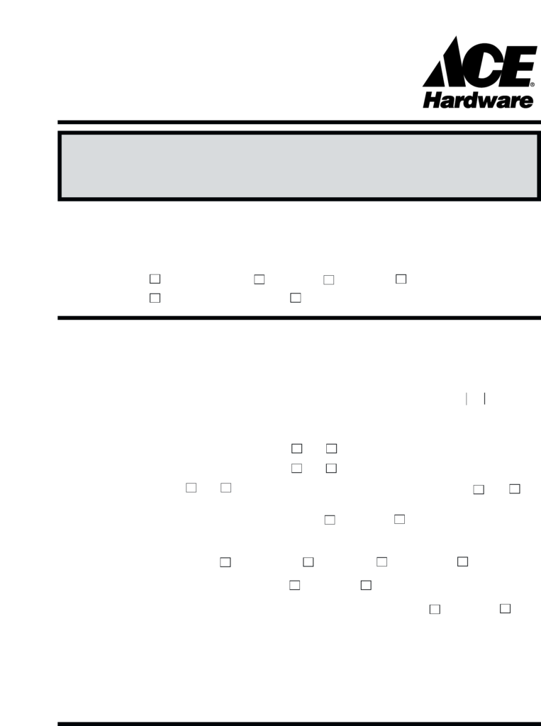 Ace Hardware Application For Employment Form Edit Fill Sign Online 