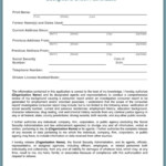 Background Check Authorization Form 5 Printable Samples Background