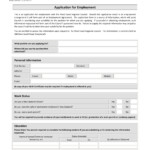 Employment Application Form 14 Examples Format Pdf Examples