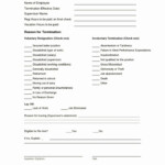Employment Termination Form Template Beautiful Employee Termination