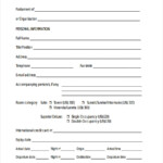 FREE 22 Hotel Registration Forms In PDF Ms Word