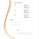Free Blank Cv Template Download 4 TEMPLATES EXAMPLE TEMPLATES