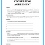 Free Consulting Agreement Template