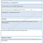 Job Seekers Application Form Online