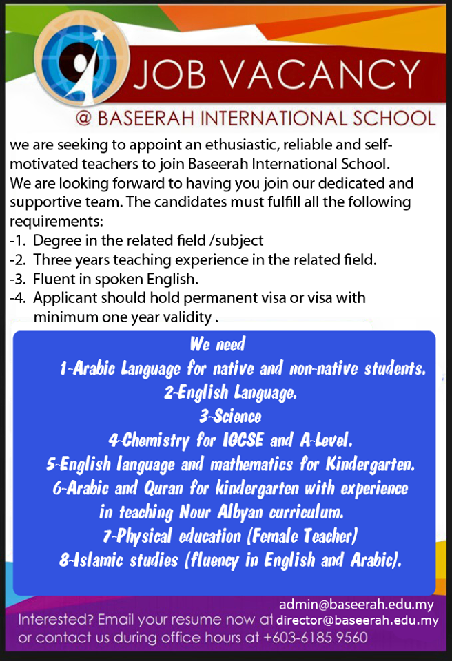 Jobs Baseerah Gombak