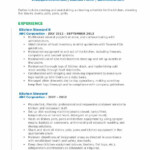Kitchen Steward Resume Samples QwikResume