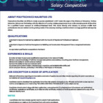 PSC Job Vacancy Mauritius My 2021 Resolution Adopt Habits Of High