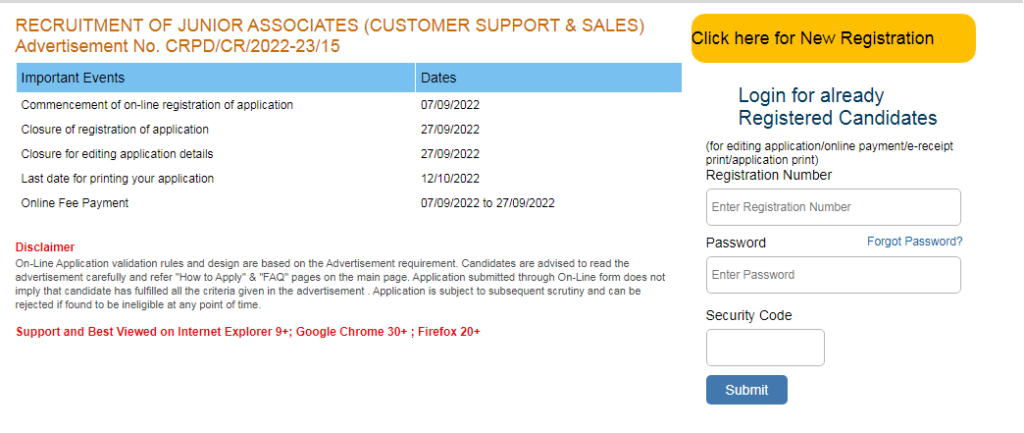 SBI Junior Associate Clerk Recruitment 2022 Apply Online See Full 
