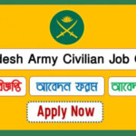 Bangladesh Army Civilian Job Circular 2023 Application Form