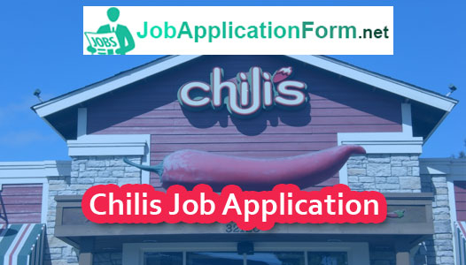 Chilis job application form Careers Job Applications 2022 PDF Forms
