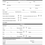 Download Free Printable Job Application Forms Online Printable Templates