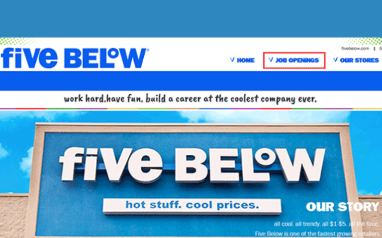 Five Below Application Online Jobs Career Info Let s Find Out
