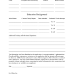 Free Printable CVS Job Application Form Page 4