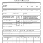 Free Printable Sample Job Application Form Printable Forms Free Online