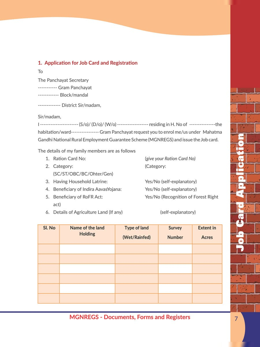 PDF NREGA Job Card Form PDF Download InstaPDF PDF NREGA Job Card Form PDF Download InstaPDF