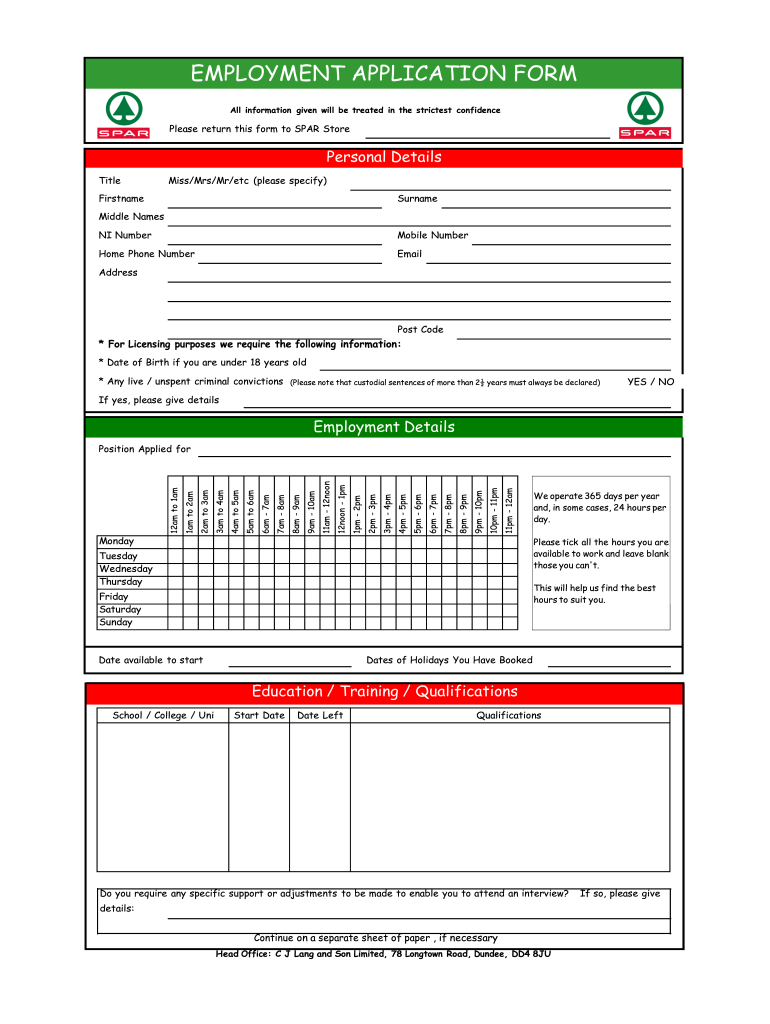 Spar Full Time And Part Time Jobs Student Opportunities Spar Full Time And Part Time Jobs Student Opportunities