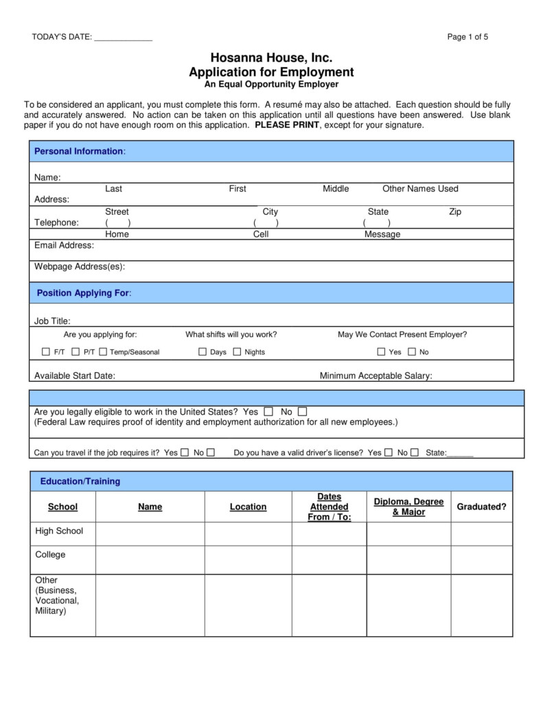  xlstemplate xlssample xls xlsdata Employment Application Job 